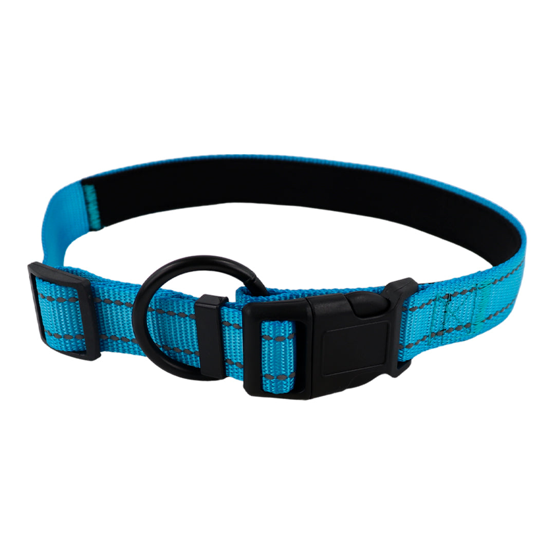 Collar para Mascota Reflejante Azul - 65 cm
