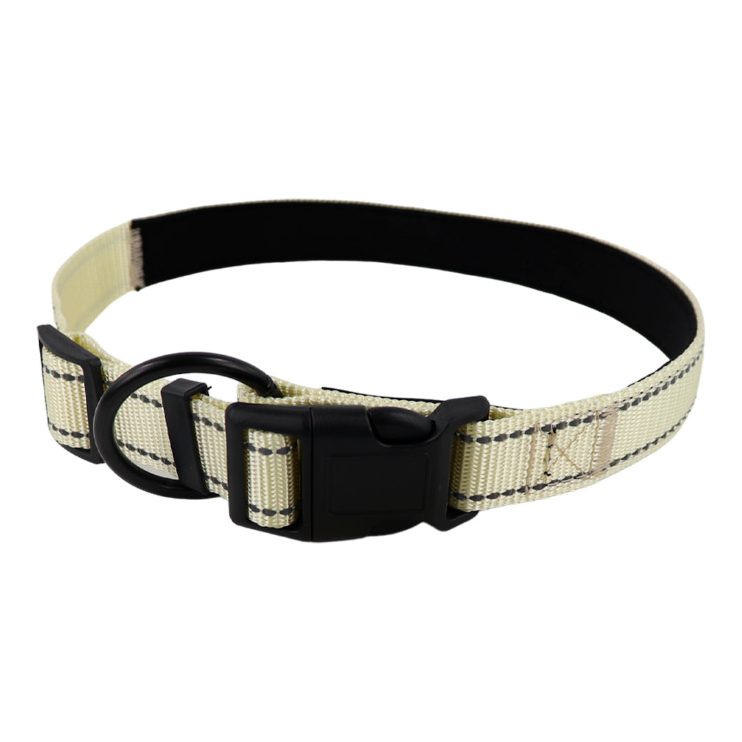 Collar para Mascota Reflejante Beige - 65 cm