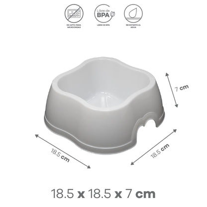 Comedero para Mascotas Blanco
