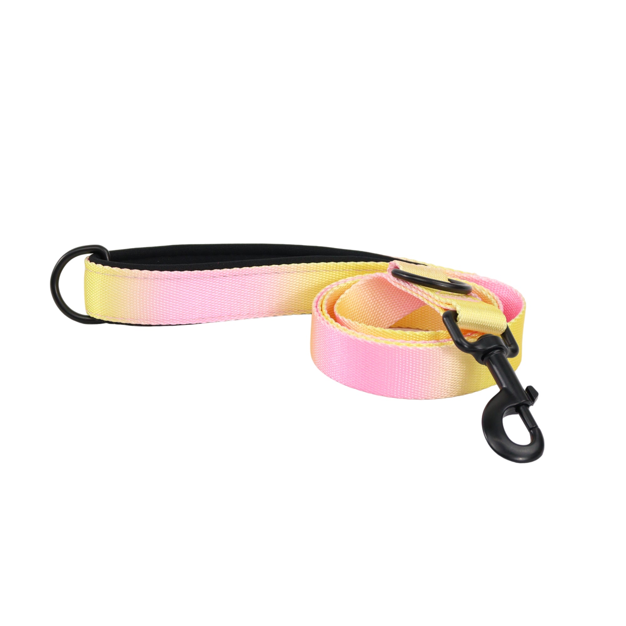 Correa para Mascota Color Amarillo y Rosa - 120 cm