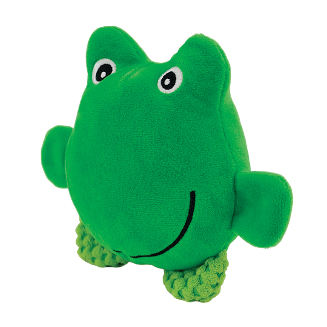 Peluche Rana para Mascota con Válvula de Sonido