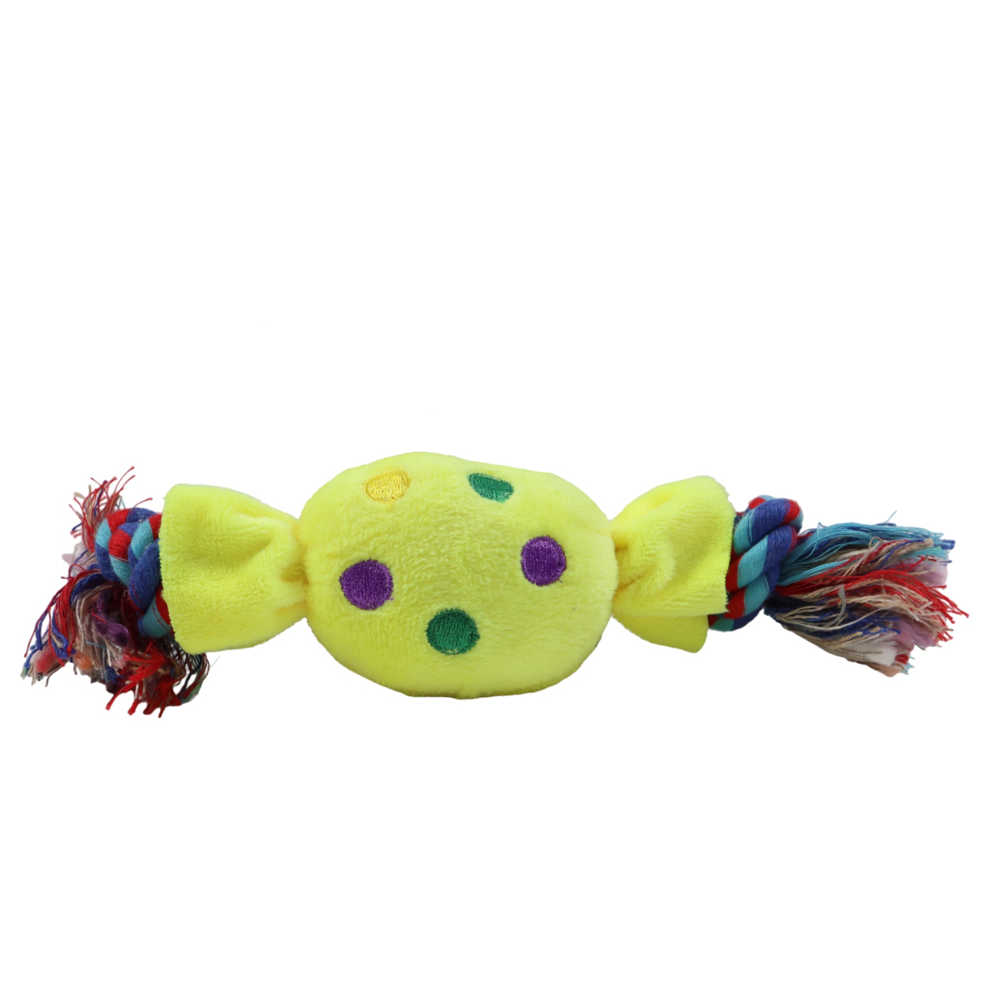 Peluche para Mascota Caramelo Amarillo - Válvula de Sonido