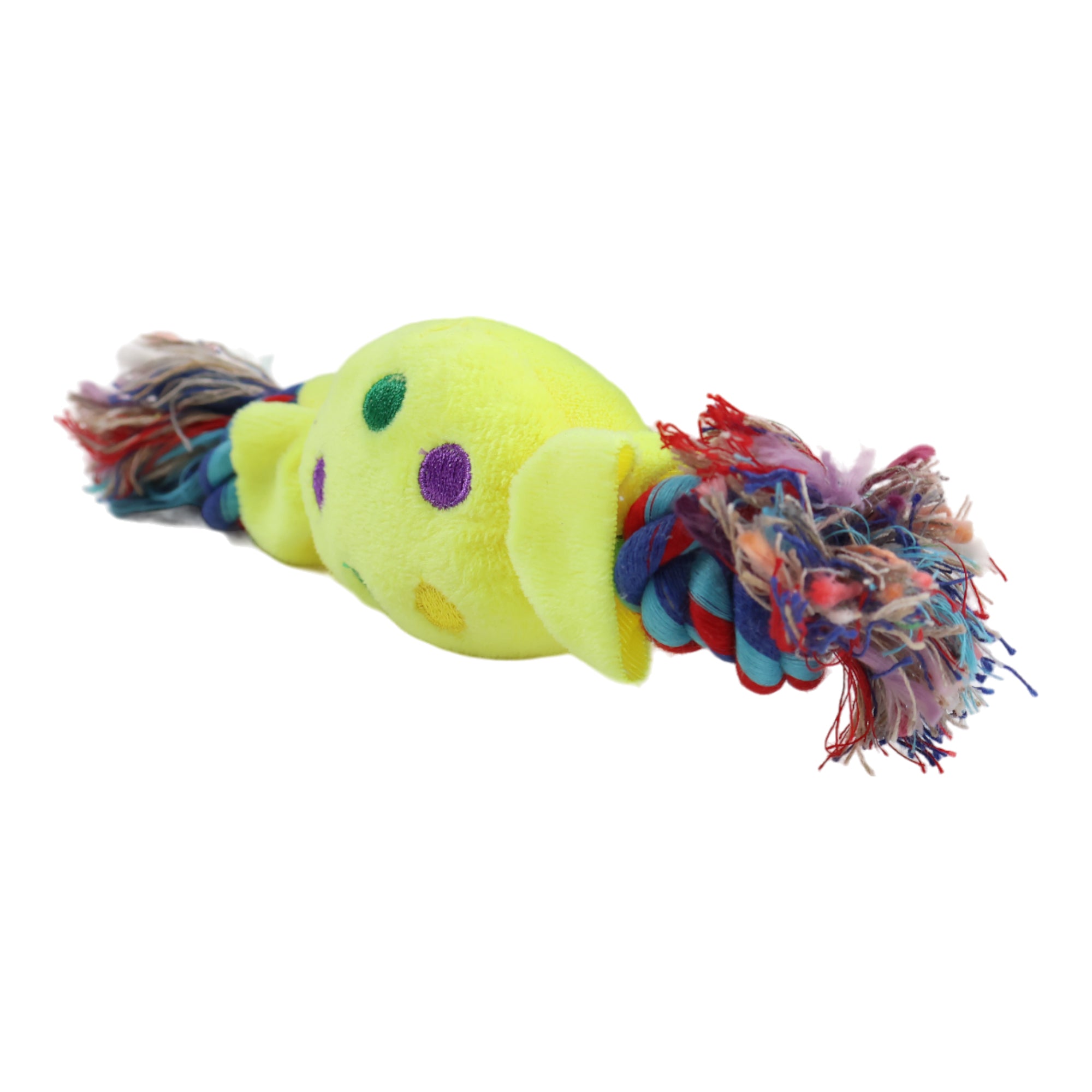 Peluche para Mascota Caramelo Amarillo - Válvula de Sonido