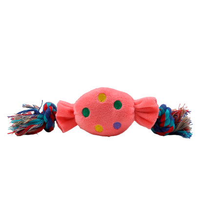 Peluche para Mascota Caramelo Rosa - Válvula de Sonido