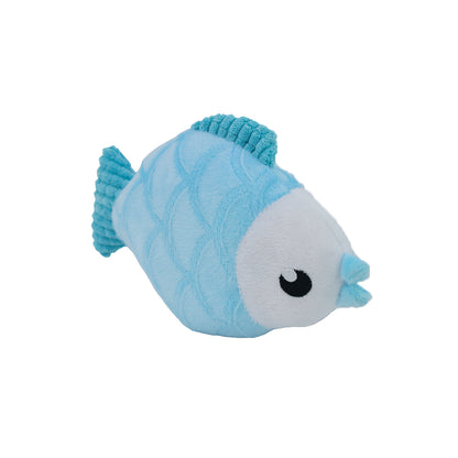 Peluche para Mascota Pez Azul - Válvula de Sonido