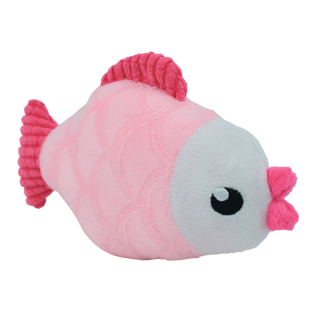 Peluche para Mascota Pez Rosa- Válvula de Sonido