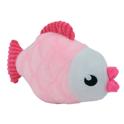 Peluche para Mascota Pez Rosa- Válvula de Sonido