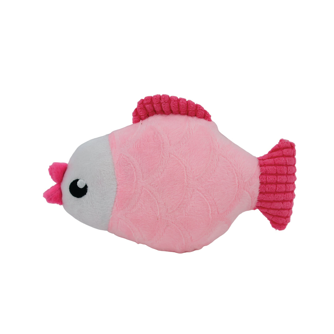 Peluche para Mascota Pez Rosa- Válvula de Sonido