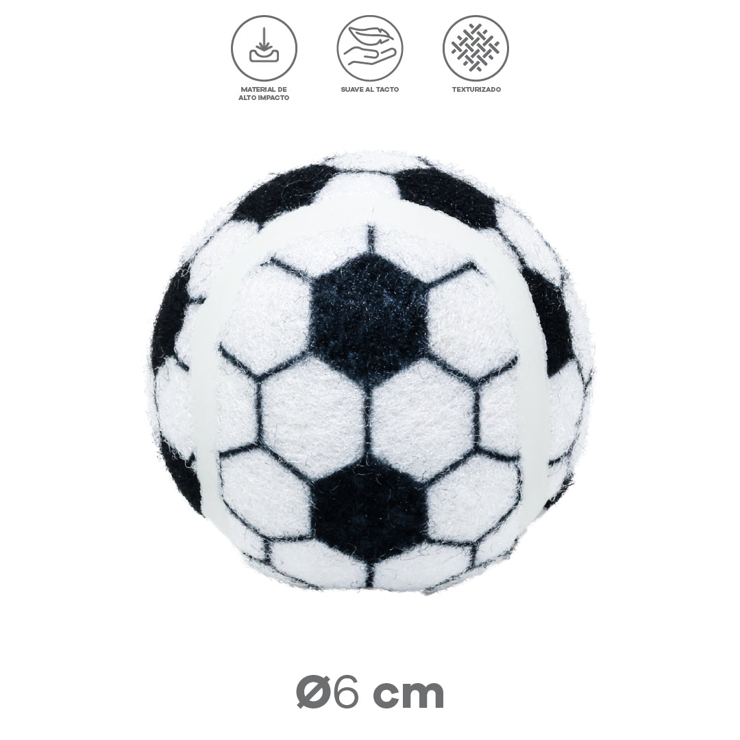 Pelotas para Mascota - Set de 3 Piezas Soccer