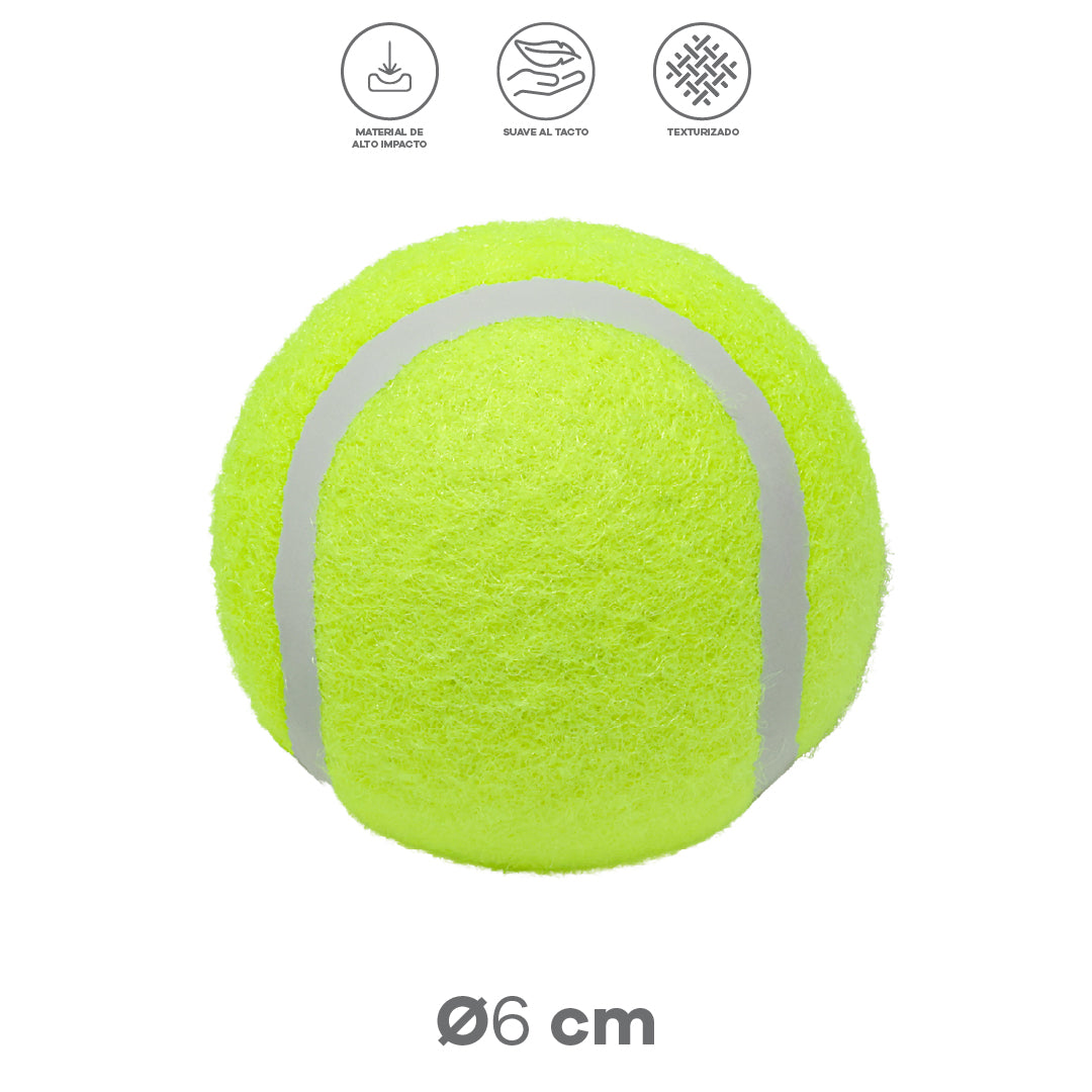 Pelotas de Tenis para Mascota - Set de 3 Piezas