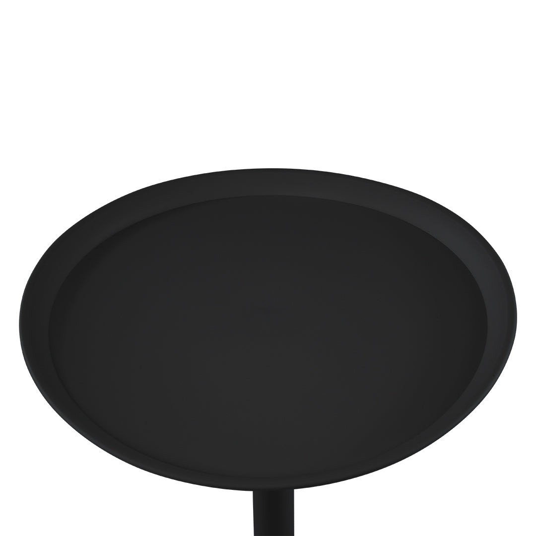 Mesa Auxiliar Redonda “Tulipán” - Color Negra