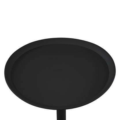 Mesa Auxiliar Redonda “Tulipán” - Color Negra