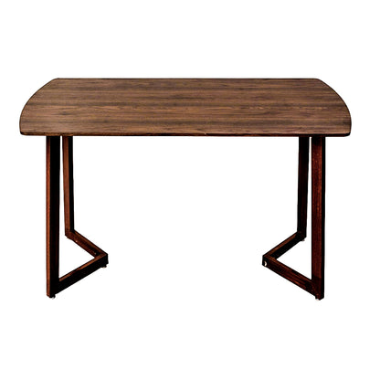 Escritorio Rectangular de Madera Tipo Nogal