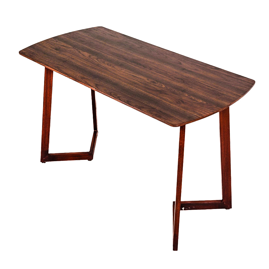 Escritorio Rectangular de Madera Tipo Nogal