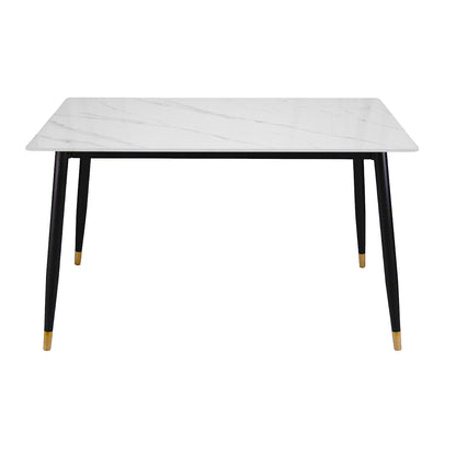 Mesa de Escritorio Blanco con Negro - 120 cm