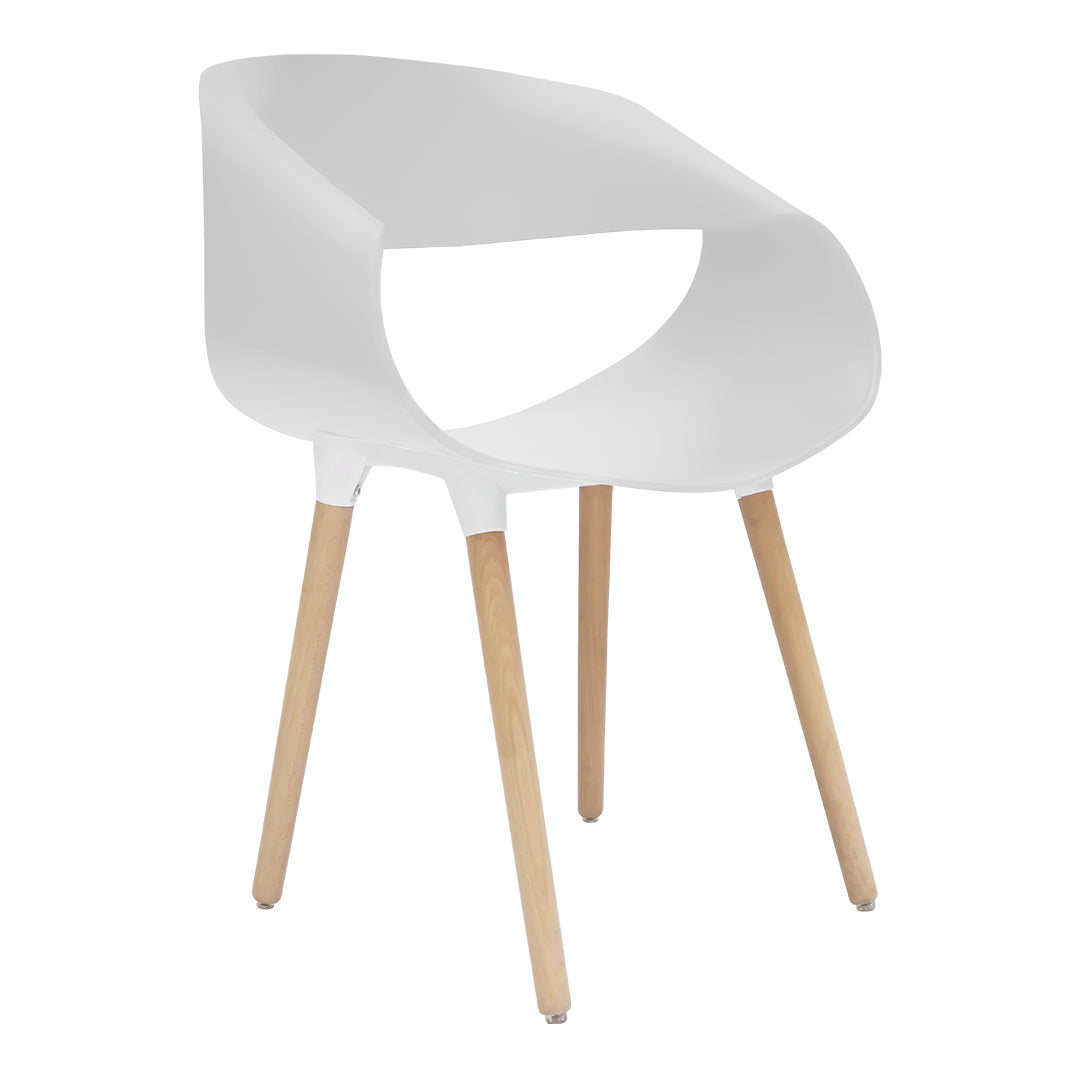 Silla Tipo Eames Plastic Armchair - Color Blanco