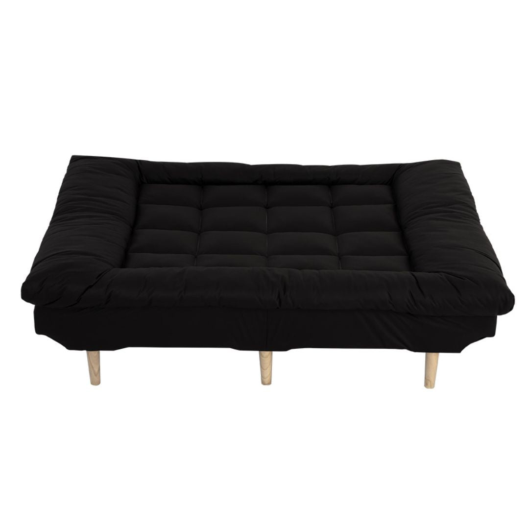 Sofá Cama Reclinable – Color Negro