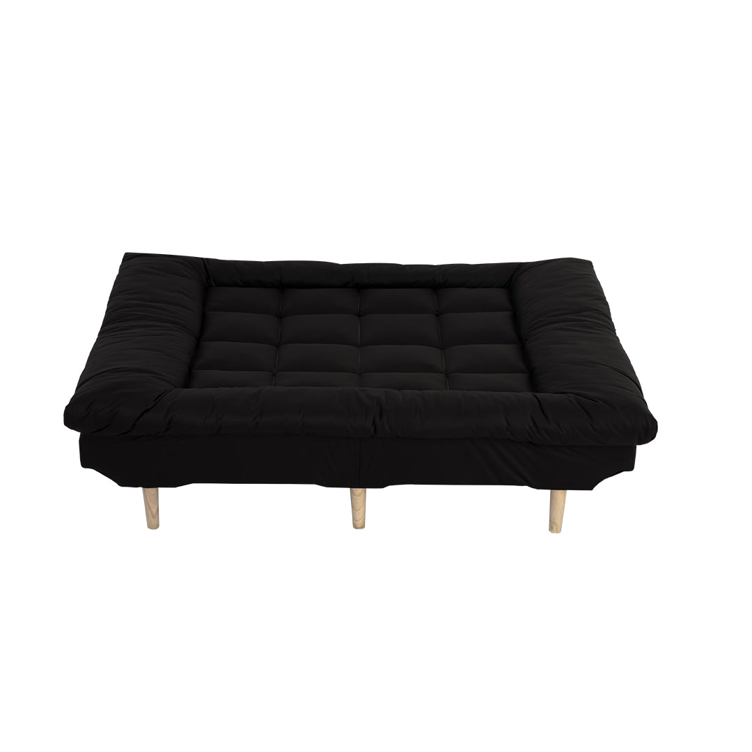 Sofá Cama Reclinable – Color Negro
