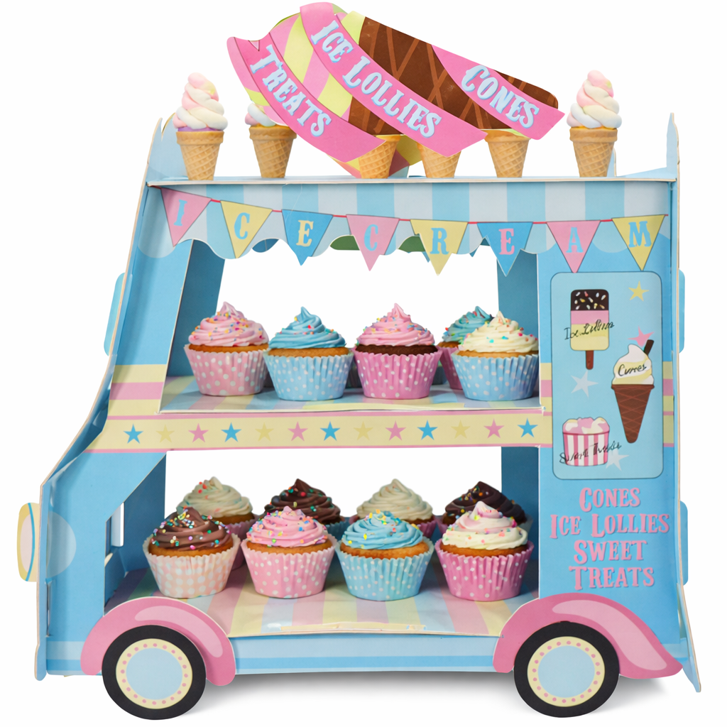 Stand Cupcakes Carro Azul