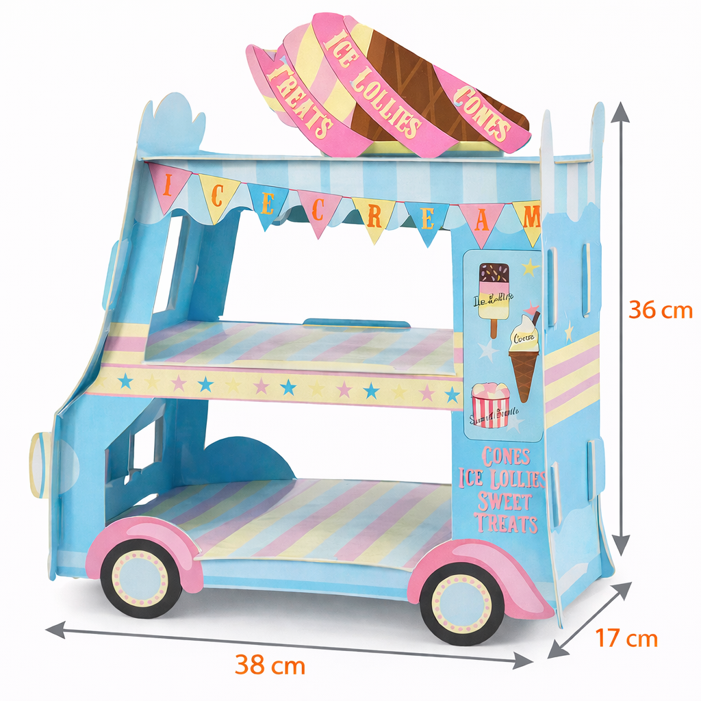 Stand Cupcakes Carro Azul