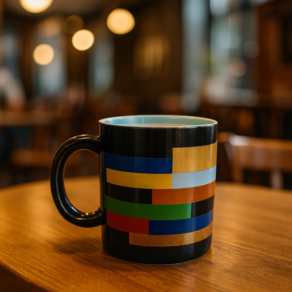Taza Cerámica Multicolor - 320 ml