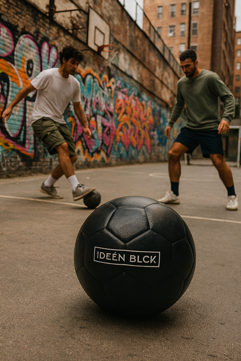 Balón de Fútbol de Goma Talla 5 - IDEËN BLCK
