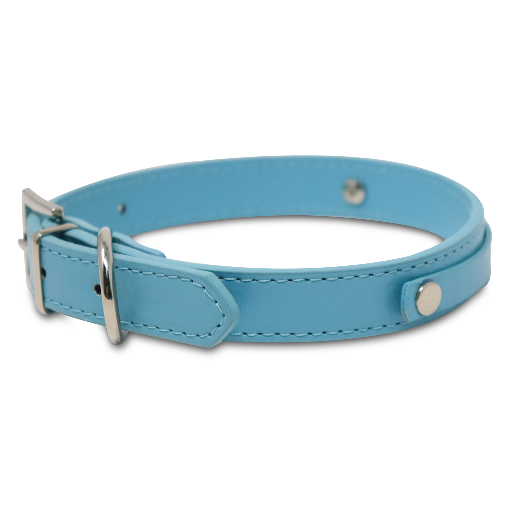 Collar para Mascota Azul Celeste Estoperol - 2 cm x 42 cm