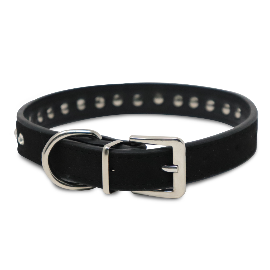 Collar Punk para Mascota Negro - 30 cm