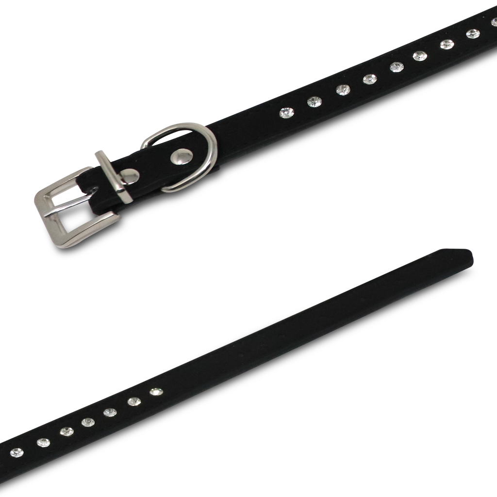 Collar Punk para Mascota Negro - 30 cm