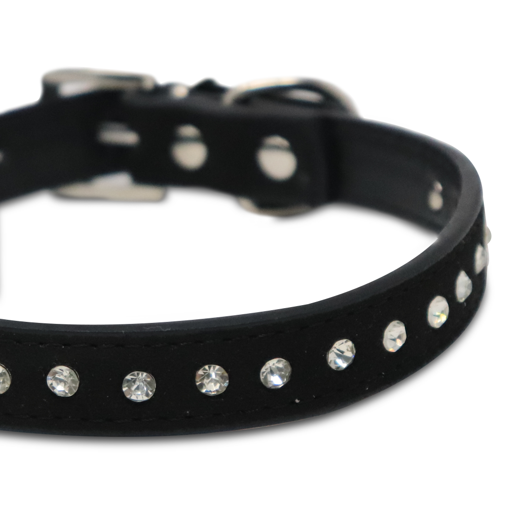 Collar Punk para Mascota Negro - 30 cm