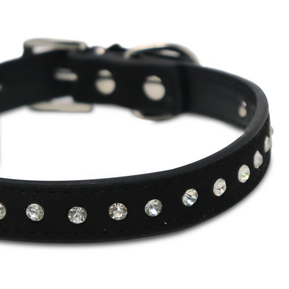 Collar Punk para Mascota Negro - 30 cm