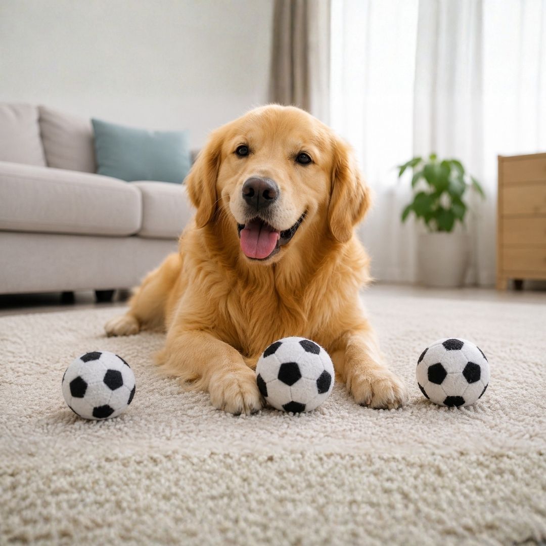Pelotas para Mascota - Set de 3 Piezas Soccer