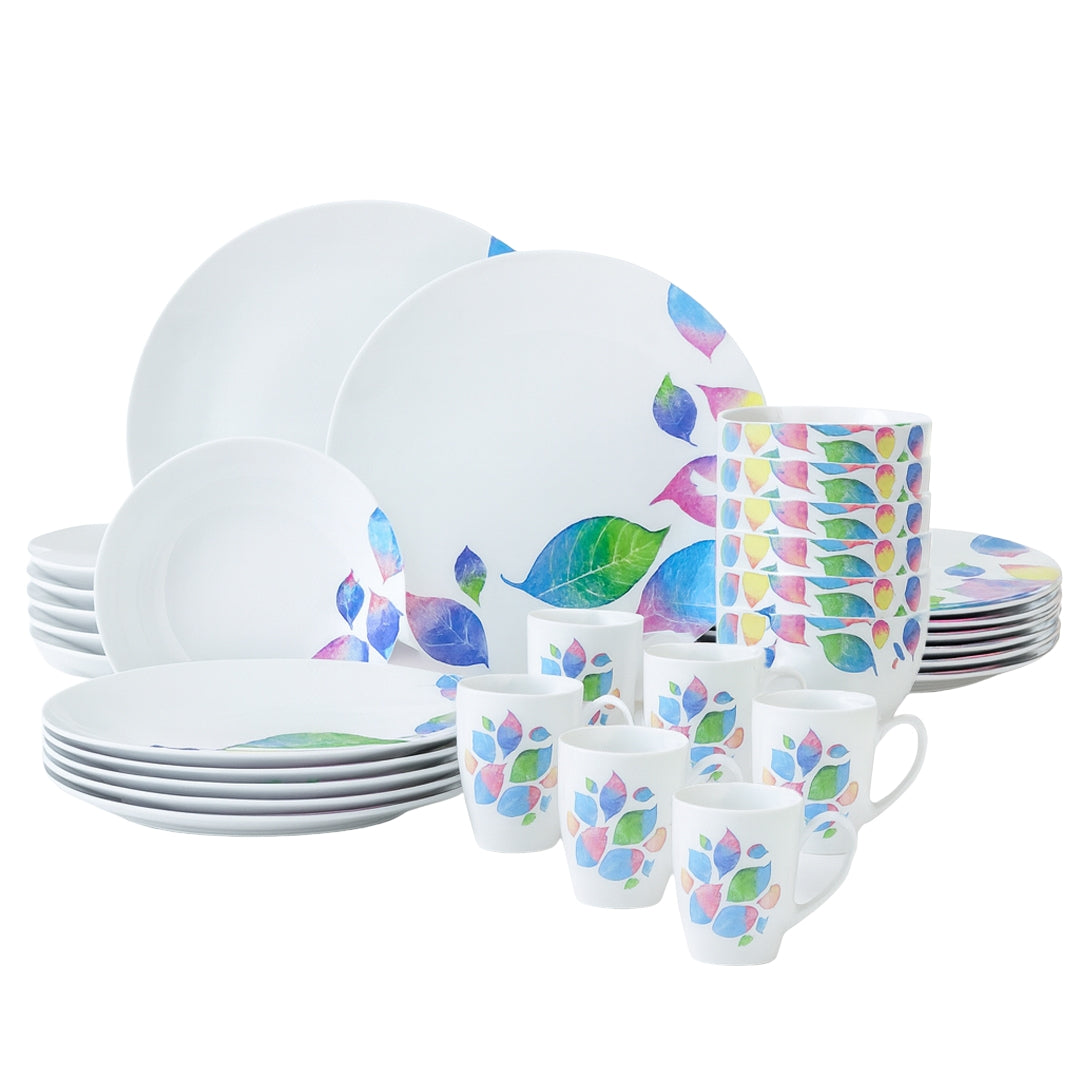 Vajilla Lövverk para 6 Personas - Cerámica Multicolor 30 piezas