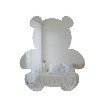 Sticker tipo Espejo de Cristal Adhesivo con Forma de Oso