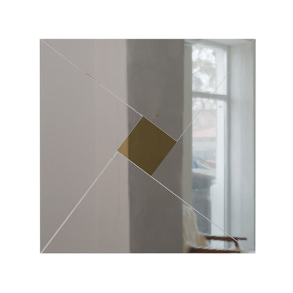Sticker de Espejo Decorativo - Triángulos Entrelazados