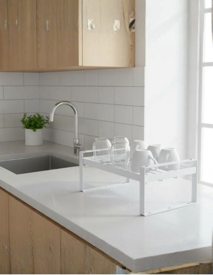 Rejilla Metálica para Escurrir Tazas - Blanco