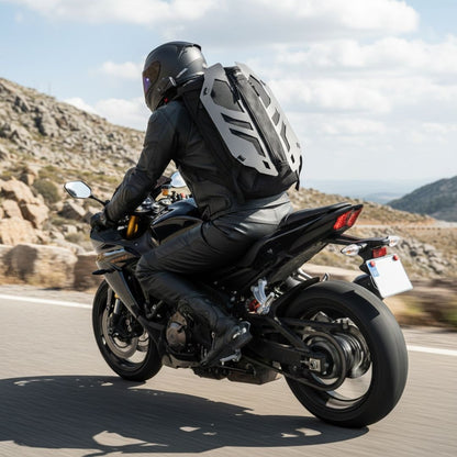 Mochila Negra con Caparazón