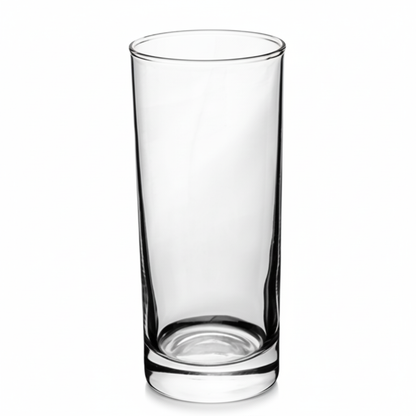 Set de 6 Vasos Altos de Cristal Transparente - 295 ml