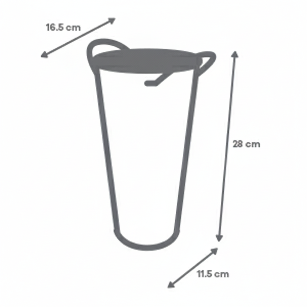 Set de 3 Floreros - Metal Galvanizado Natural