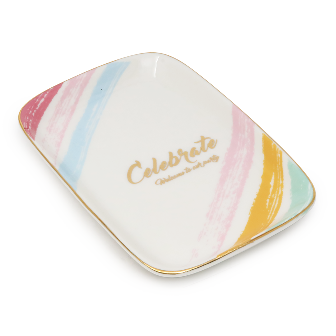 Charola para Joyería Cerámica 15.5 x 10.5 cm – Varios Diseños