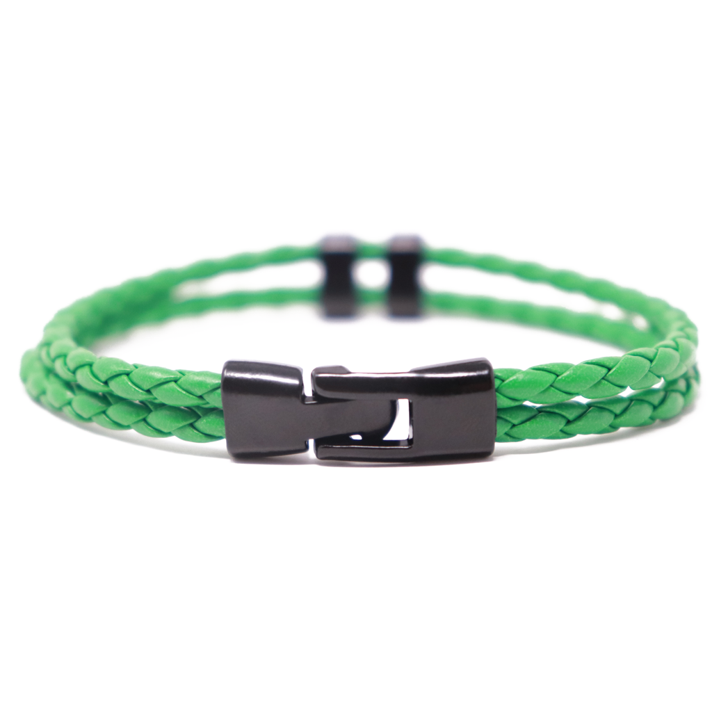Pulsera para Hombre Verde con Dos Correas – Diseño Moderno y Deportivo