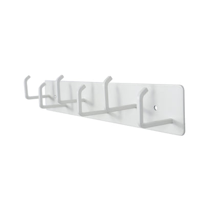 Soporte Magnético Multiusos con 6 Ganchos de Metal Color Blanco