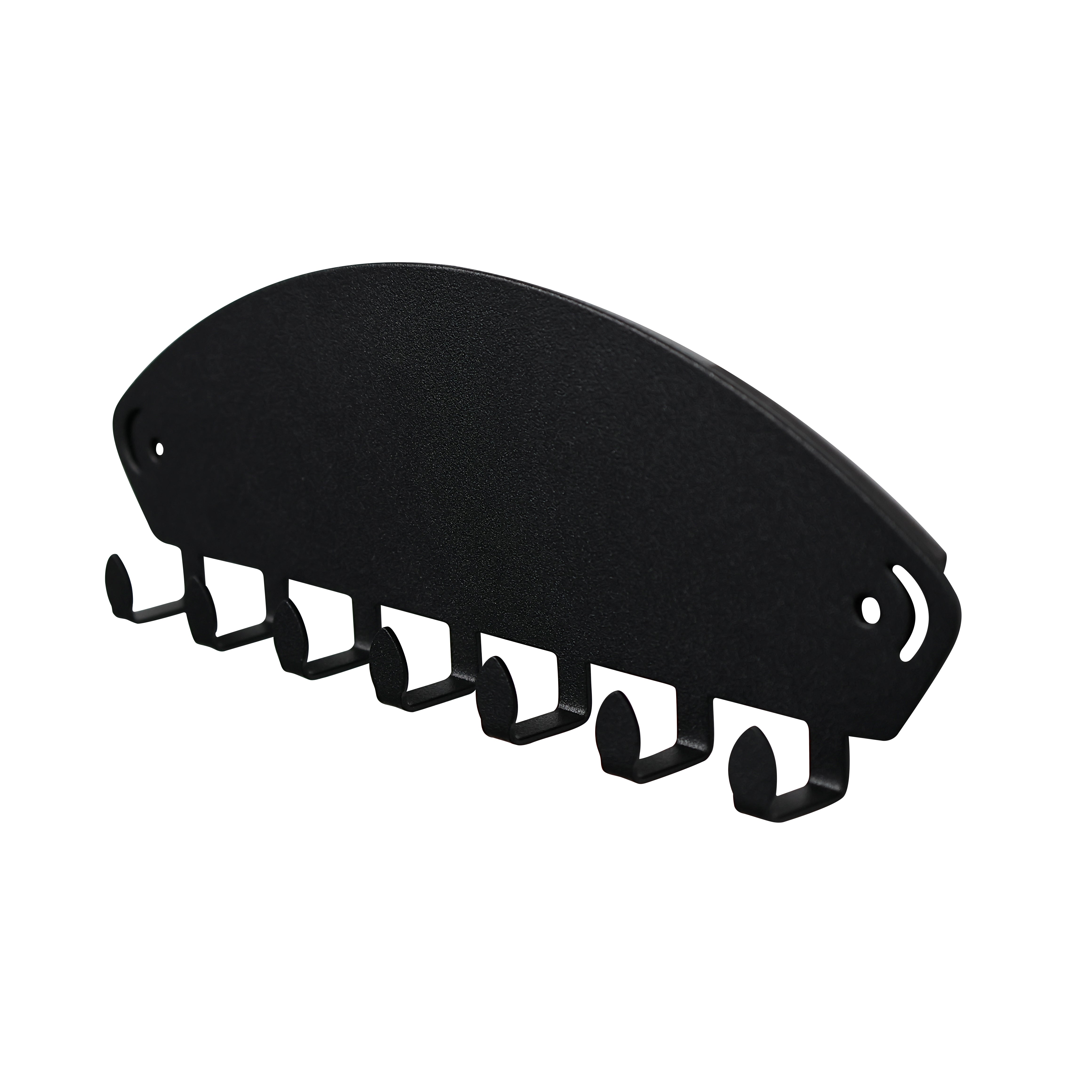 Soporte Metálico Negro con Ganchos