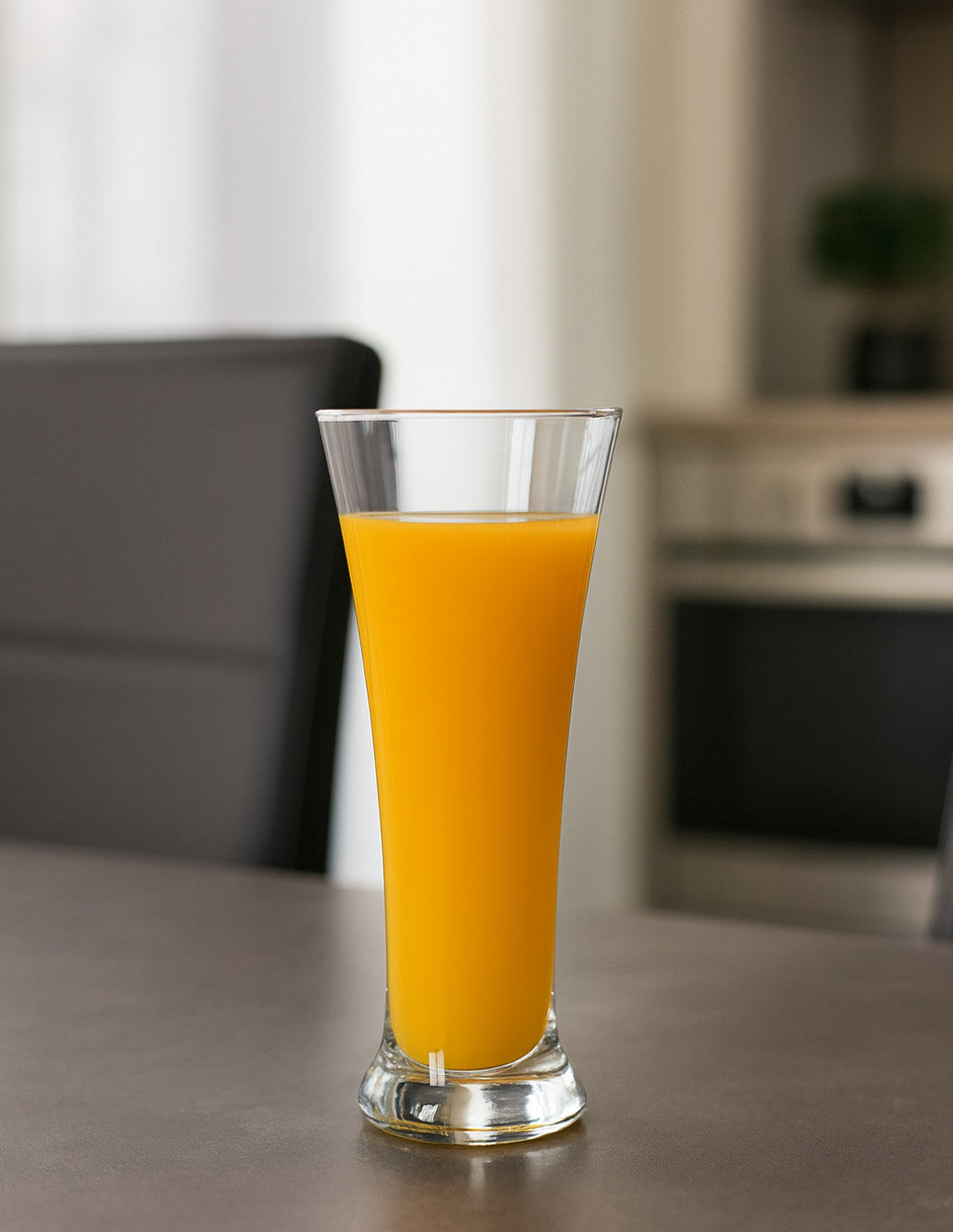 Set de 6 Vasos Cerveceros Transparentes - 350 ml
