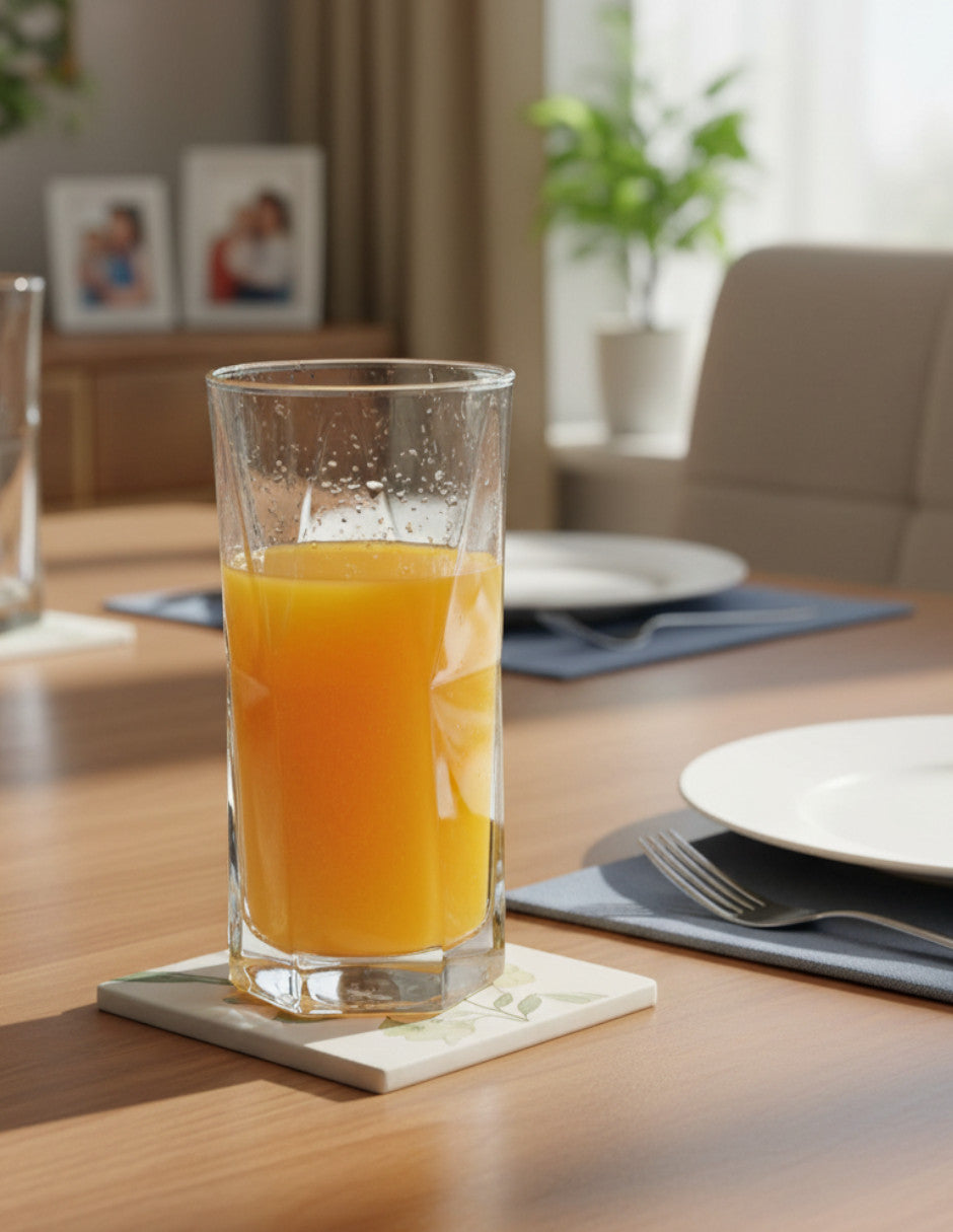 Set de 6 Vasos Altos Transparentes - 425 ml