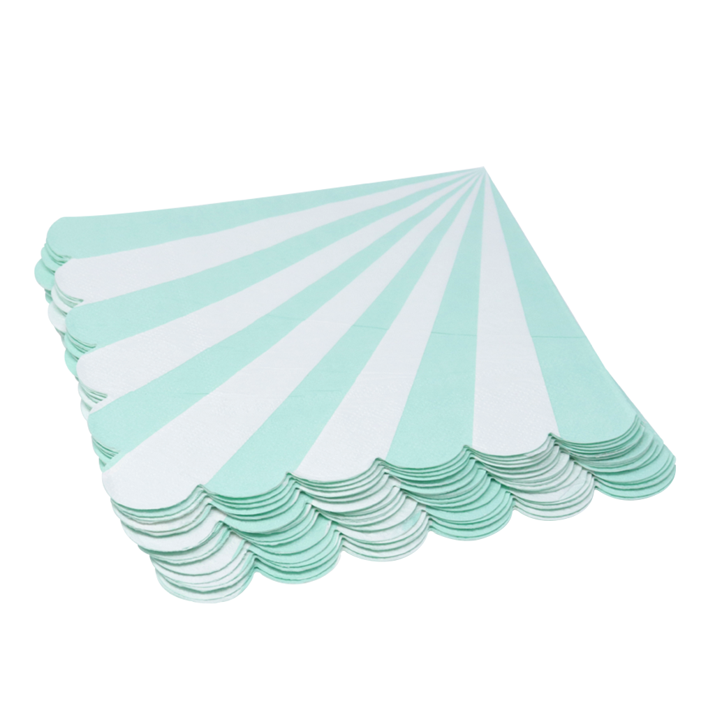 Kit de Fiesta Retro Azul/Menta: Platos, Vasos, Cubiertos, Popotes, Servilletas y Decoración