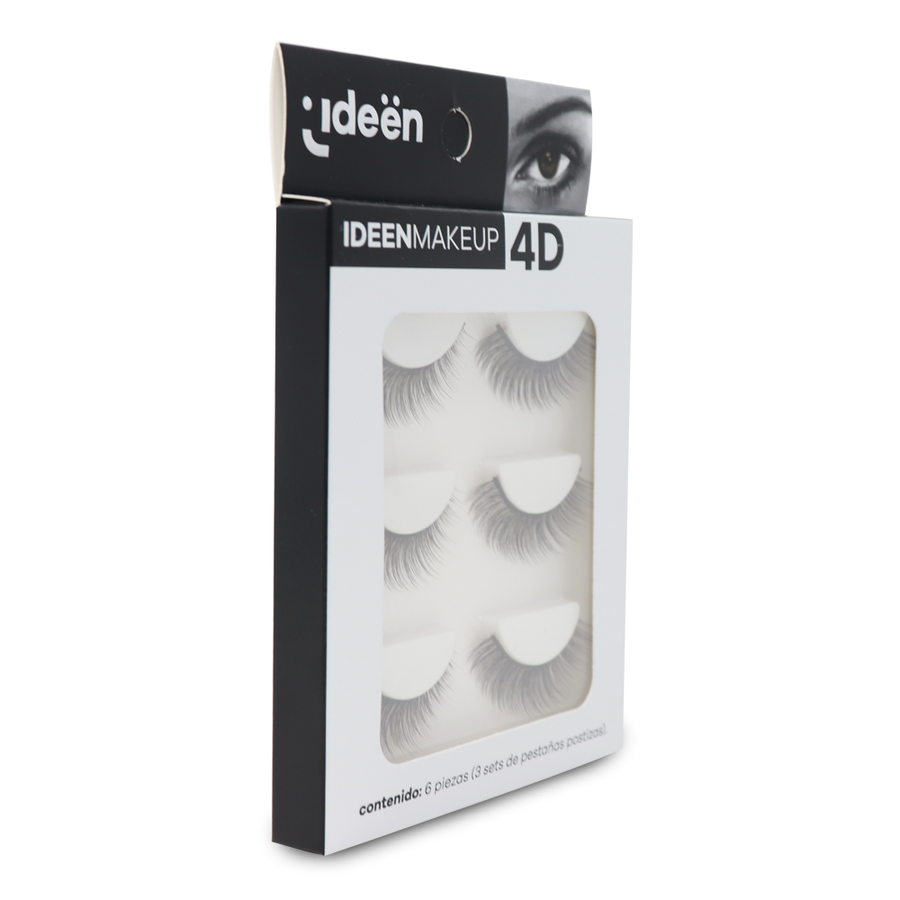 Ideën makeup 4D Pestañas Postizas - 3 Pares
