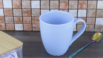 Taza de Cerámica Azul Clásica para Café o Té - 320 ml