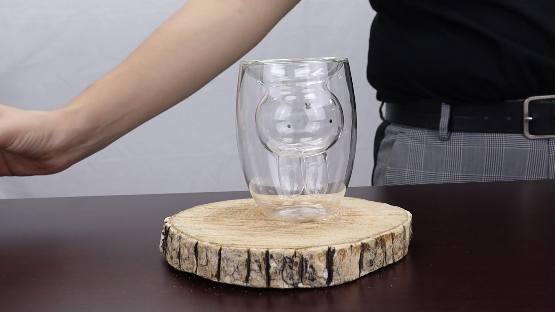 Vaso Cristal Cara Conejo - 300 ml