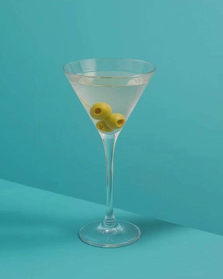 Set de 6 Copas de Cristal Martini - 190 ml